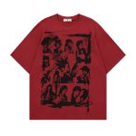 Cultural Dark Graffiti T-shirt Short Sleeve - Image 2